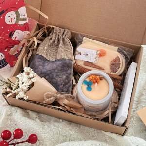 Set quà thơm cà phê và hoa cỏ