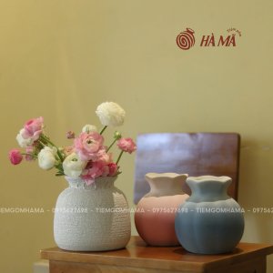 Alternative view of Bình giỏ cua lùn men nổ