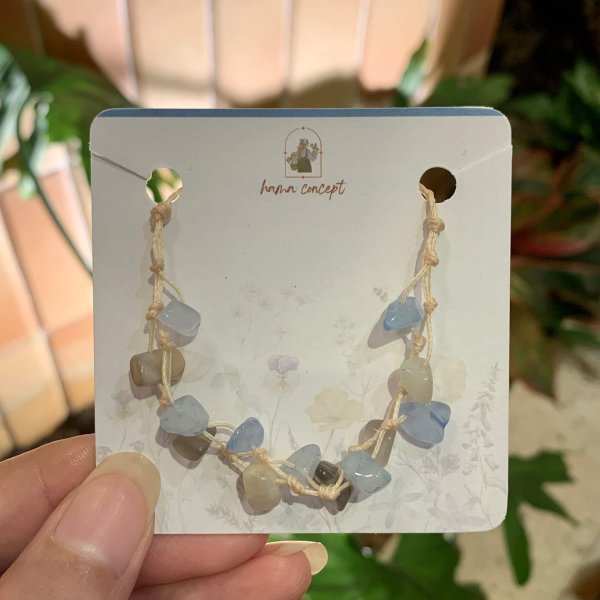 Vòng Tay Handmade Đá năng lượng - Hoa 02