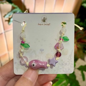 Vòng Tay Handmade Charm Gốm 01