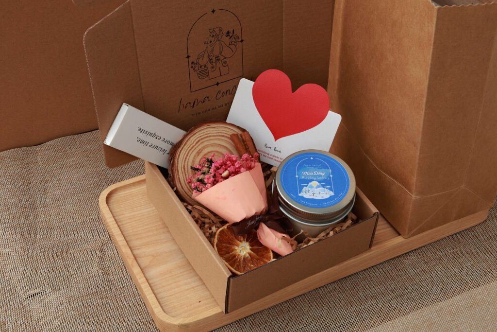 nến thơm handmade mùa đông