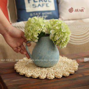 Alternative view of Bình gốm Ca sữa 14cm