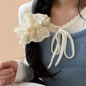 Alternative view of Dây cột tóc ren 2 lớp