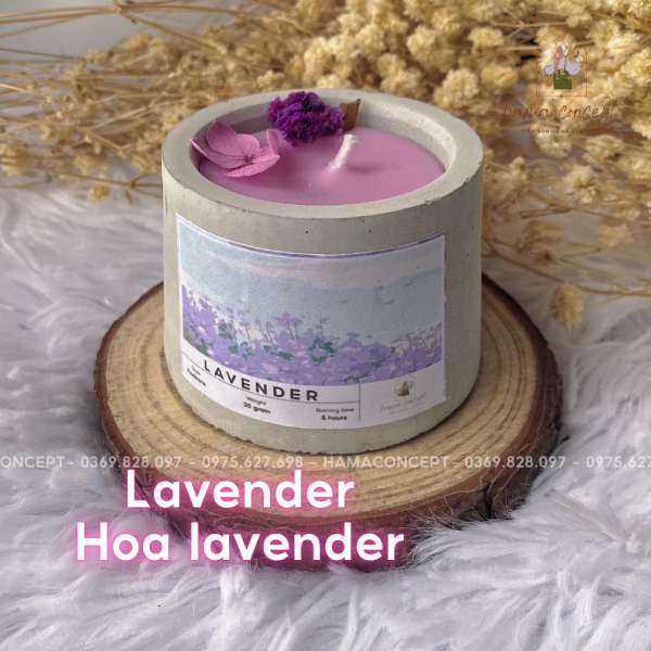 Nến thơm mini Handmade - Lavender