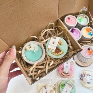 Nến thơm cốc xi măng mini Thư giãn