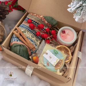 Alternative view of Nến thơm handmade cốc xi măng - Rose