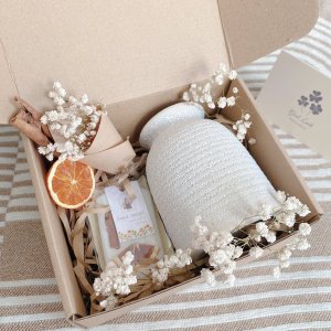 Set quà Bình gốm nàng mơ 01