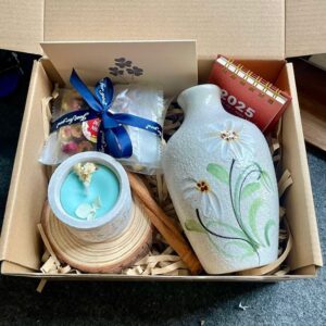 Set quà Bình gốm nàng mơ 02