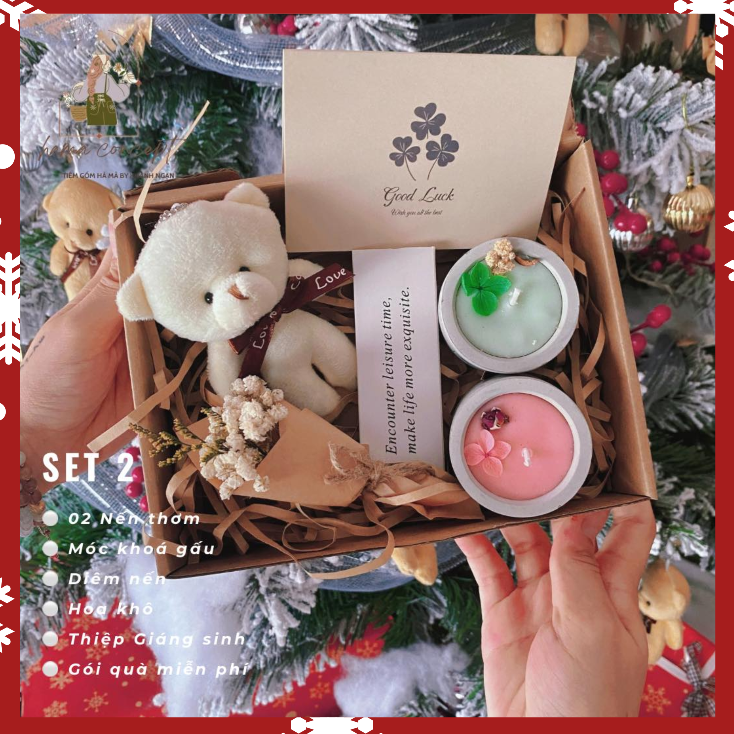 Set quà Giáng sinh Vintage 02