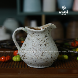 Bình gốm Ca sữa miệng vễnh lớn 1