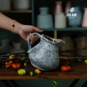 Bình gốm Ca sữa miệng vễnh lớn 2