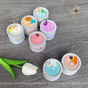 Alternative view of Nến thơm cốc xi măng mini thư giãn