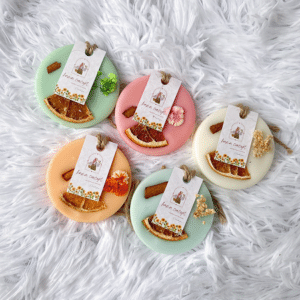 Sáp thơm handmade hoa khô decor trong nhà